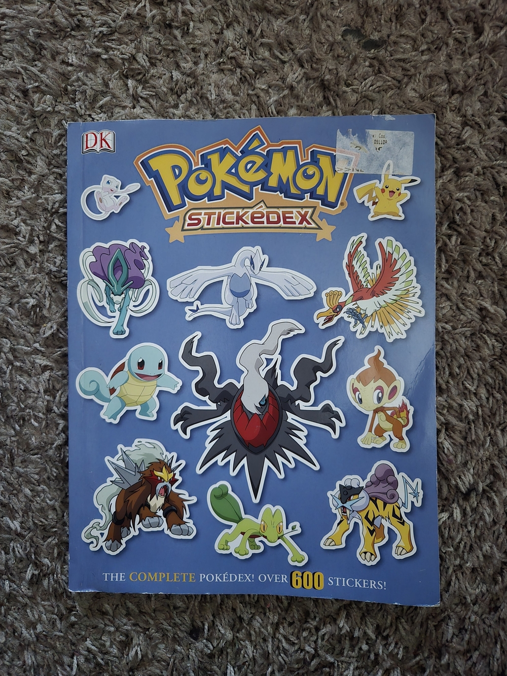 2007 Pokemon Stickedex Sticker Book